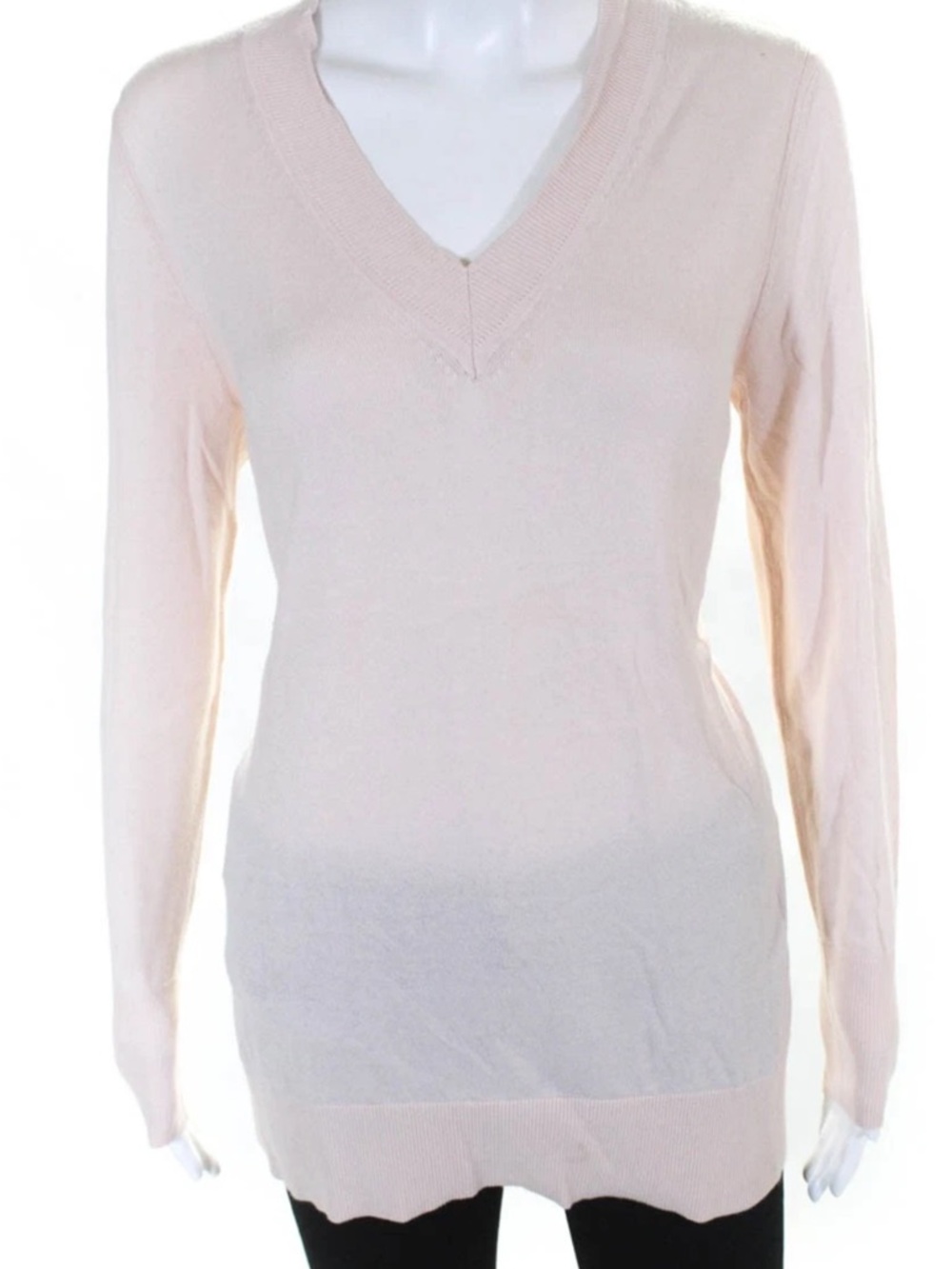 Cashmere rag & bone Blush V-Neck Knit Top XS/S/M